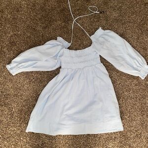 Free people this is everything smocked mini dress